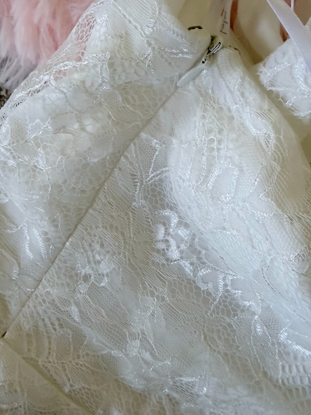 Lulu's White Lace Scoop-Back Wedding Gown - Picture 7 of 10